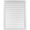 Ekena Millwork Vertical Surface Mount PVC Gable Vent w/ 2"W x 2"H , Brickmould Sill Frame, 32"W x 42"H GVPVE32X4203SN - alternate 1